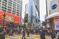 ?.Busy streets in Causeway Bay, Hong Kong, Feb 9 2024 Royalty Free Stock Photo