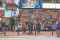 the Busy streets in Causeway Bay, Hong Kong, Feb 9 2024 Royalty Free Stock Photo