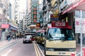 Busy streets of Hong Kong Royalty Free Stock Photo