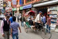 Busy Thamel streets