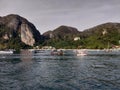 Busy time for traffic on the Tonsai Pier