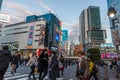 Busy Tokyo at Sunset Royalty Free Stock Photo