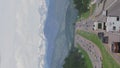 Vertical Video Highway into the Rocky Mountains from Denver Timelapse