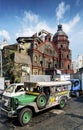 Busy traffic streets in central manila city the philippines asia