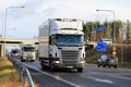 Busy Truck Traffic