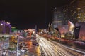 Busy Vegas strip after a storm in Las Vegas, NV on July 19, 2013