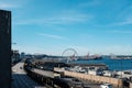 Busy waterfront at Seattle Washington