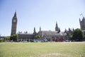 Busy westminster with Big Ben Royalty Free Stock Photo