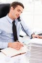 Busy working. Royalty Free Stock Photo