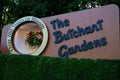 The famous gardens of Butchert on Victoria Island. Canada. The Butchart Gardens Royalty Free Stock Photo