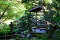 Japanese garden The famous gardens of Butchert on Victoria Island. Canada. The Butchart Gardens Royalty Free Stock Photo