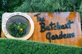 Butchart Gardens sign