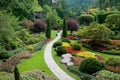 Butchart Gardens - Sunken Garden view Royalty Free Stock Photo