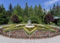 Butchart Gardens in Vancouver Island Canada Royalty Free Stock Photo