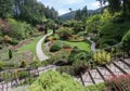 Butchart Gardens in Vancouver Island Canada Royalty Free Stock Photo