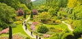 Butchart gardens Victoria British Columbia Canada Royalty Free Stock Photo