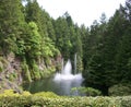 Butchart Gardens waterfalls