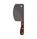 butcher ax isolated icon