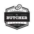 butcher label. Vector illustration decorative design
