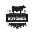 butcher label. Vector illustration decorative design