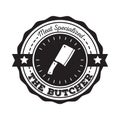 butcher label. Vector illustration decorative design