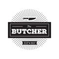 butcher label. Vector illustration decorative design