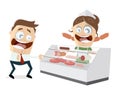 Butcher`s shop clipart