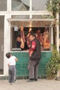 Butcher's shop in Kyrgyzstan