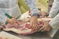 Butcher at work 14