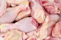 Butchered chicken Royalty Free Stock Photo