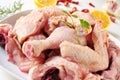 Butchered chicken Royalty Free Stock Photo