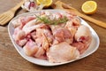 Butchered chicken Royalty Free Stock Photo