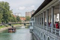 Butchers Bridge, Ljubljana Royalty Free Stock Photo