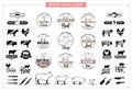 Butchery Logos, Labels, Charts and Design Elements