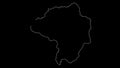 Butha-Buthe Lesotho subdivision map outline animation