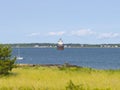 Butler Flats Lighthouse, New Bedford, Massachusetts, USA Royalty Free Stock Photo