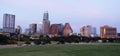 Butler Metro Park Grounds Night Dusk Downtown City Skyline Austin