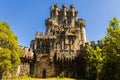 Butron Castle, neo-Gothic fortress of medieval origin. Gatica, Biscay, Basque Country, Spain