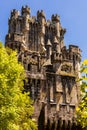 Butron Castle, neo-Gothic fortress of medieval origin. Gatica, Biscay, Basque Country, Spain