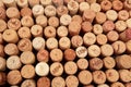 Butt ends of wine corks background - Image Royalty Free Stock Photo