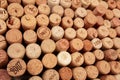 Butt ends of wine corks background - Image Royalty Free Stock Photo