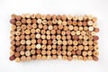 Butt ends of wine corks background - Image Royalty Free Stock Photo
