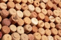 Butt ends of wine corks background - Image Royalty Free Stock Photo