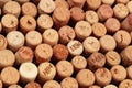 Butt ends of wine corks background - Image Royalty Free Stock Photo