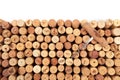 Butt ends of wine corks with white space for your own text - image Royalty Free Stock Photo