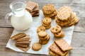 Butter and almond cookies