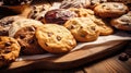 butter baked cookies food Royalty Free Stock Photo