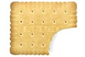 Butter biscuit Royalty Free Stock Photo