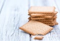 Butter Biscuits on wood Royalty Free Stock Photo