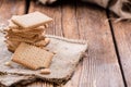 Butter Biscuits on wood Royalty Free Stock Photo